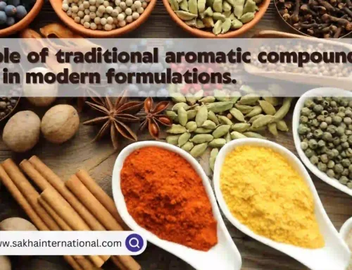 The role of traditional aromatic compounds and spices in modern formulations.
