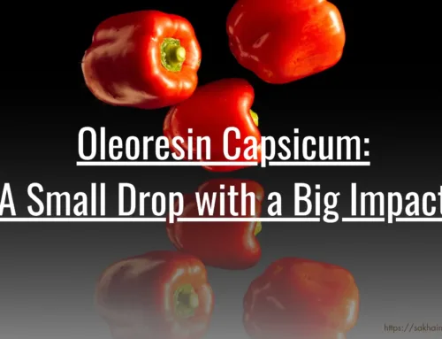 Oleoresin Capsicum: A Small Drop with a Big Impact