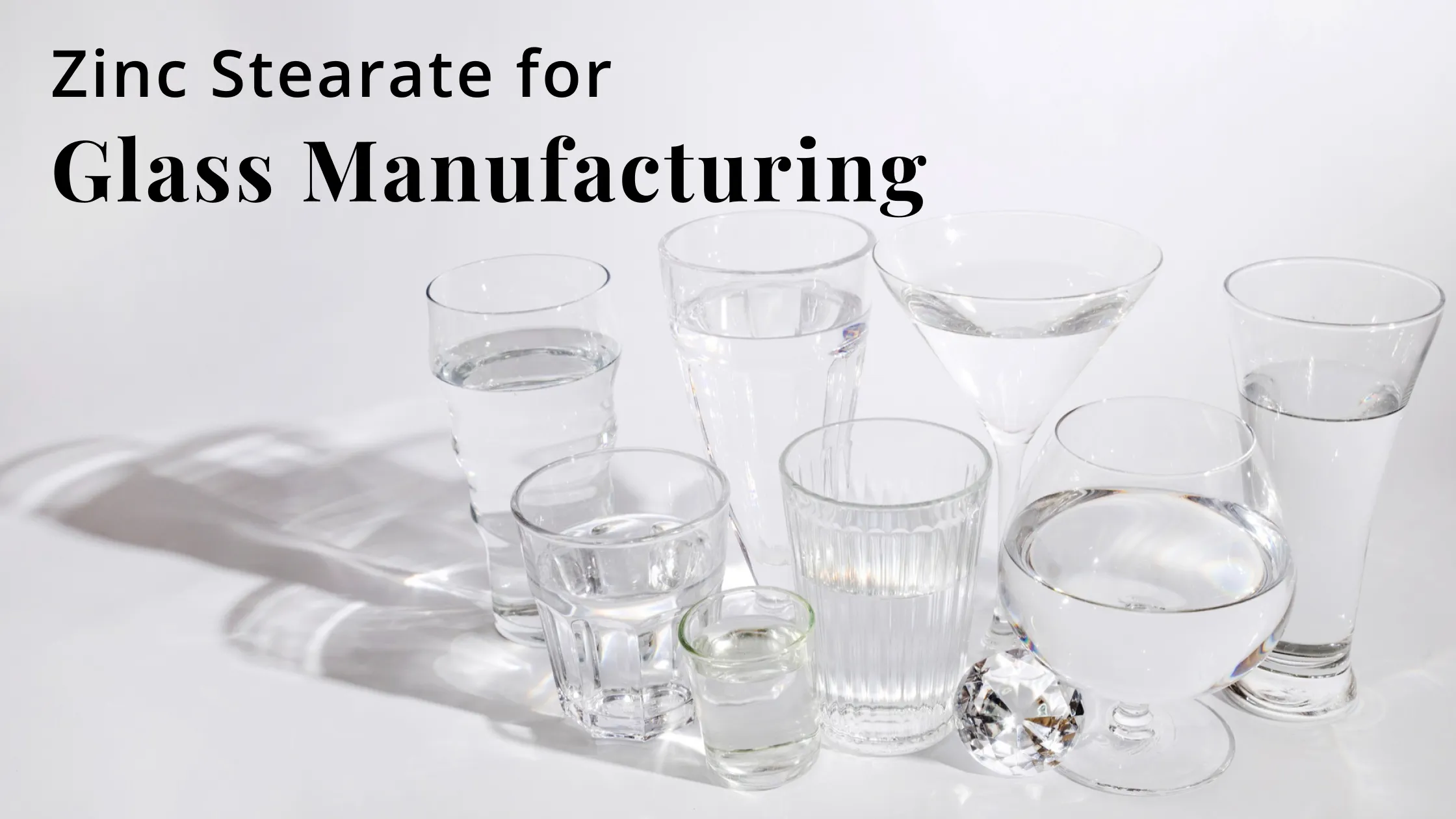 zinc stearate in glass manufacturing process