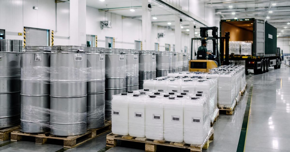 Export-ready aluminium drums and secure packaging for bulk essential oil shipments